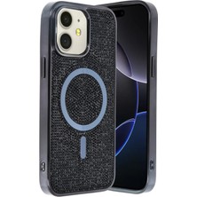 Fuchsia iPhone 11 ile Uyumlu Helen Kablosuz Şarj Özellikli Kapak - Siyah