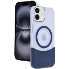 Fuchsia iPhone 11 ile Uyumlu Velar Kablosuz Şarj Özellikli Kapak - Lacivert