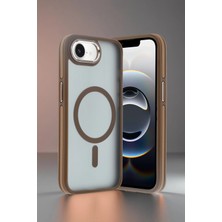 Fuchsia iPhone 16E ile Uyumlu Winner Kablosuz Şarj Özellikli Kapak - Gold