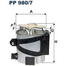 Filtron Fıltron PP980.7 - Yakıt Filtresi Renault Scenic Iı / Grand Scenic 1.5 Dci 106HP 06/05-