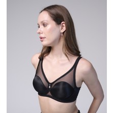 Yeni İnci Balenli Ince Süngerli Tül Detay Sütyen