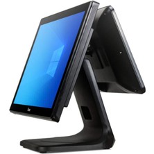 Tıwox TP7650D 18.5" I7 5.nesi̇l 128GB Nwme SSD 8gb Ddr3 Ram 1366X768 Dokunmati̇k Pos Pc+13.2" Müşteri̇ Ekranı