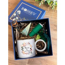 Rossev Hediyelik Yeşil Çanta Charmlı Kupa