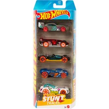 Hot Wheels Beşli Araba Seti Stunt Tracks JKG07