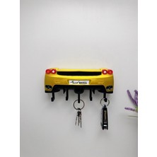 3dpazarıcom 3D Baskı Dekoratif Ferrari Enzo Model Tasarımlı Anahtar Askılığı