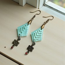 Turquoise Dream Epoksi Küpe