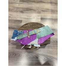 Yılday Gür Butik Ambrose Denim Nubuk El Yapımı Kemer