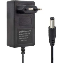 Weko 12 Volt 2 Amper 24 Watt Plastik Kasa Priz Tipi Adaptör (5.5x2.5 Uçlu)