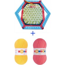 Marsilyan Lifmatik Lif Örme Seti Dokuma Tezgahı ve Lif Ipi S4