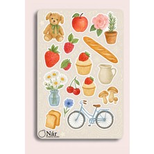 Nar Creative Studio "hadi Gezmeye!" Mavi Bisiklet ve Çilekli Günler I 1 Adet I Ajanda, Defter, Laptop