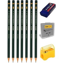 Wishora Store A5 Eskiz Defteri Spralli 50 Yaprak Karakalem Çizim Seti Gölgelendirme Kalemi Hamur Silgi Fatih Dereceli Kalem Hobi Tasarım Seti