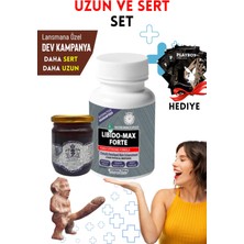 Nisas Libido Max Forte Erkeklere Özel Bölge Destekleyici Set Macun ve Caps