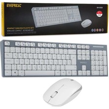 Everest KM-6063 Q Multimedya Kablosuz Klavye - Mouse Set
