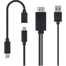 Zibox Powermaster Micro Usb S2-S3-S4 Uyumlu HDMI Çevirici Kablo