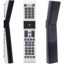 Zibox Profilo RCA49130 - Vestel Smart – Sanyo - Jvc Netflix Tuşlu Beyaz Yazısız Lcd Led Tv Kumanda