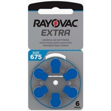 Rayovac 675 Numara Kulaklık Pili 6'lı Paket