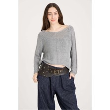 Yılday Gür Butik Saddlewood El Yapımı Püsküllü Deri Kemer