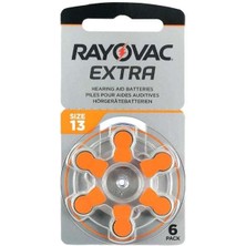 Rayovac 13 Numara Kulaklık Pili 6'lı Paket