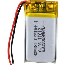 Powermaster 401530 3.7 Volt 180 Mah Lityum Polimer Pil