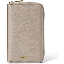Ecco Wallet Zipped Pebbled Leather
