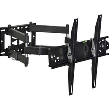 Zibox Vontech VT-952 HC Pro 55-98'' Çift Kollu Kilitli Hareketli Televizyon Duvar Askı Aparatı