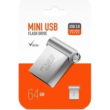 Powerway 64GB USB 3.0 Metal Mini Flash Bellek