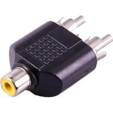 1rca Dişi-2rca Erkek Çevirici Jack