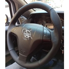 İskender Oto Aksesuar Direksiyon Klıfı Fiat Linea-Doblo- Fiorino -Punto Tuşlu Versiyon Uyumlu Spor Siyah Dikiş DETAY DERİ DİREKSİYON