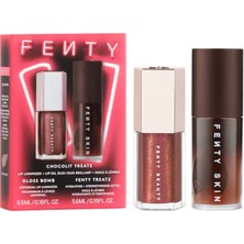 Fenty Skin Fenty Treatz Cacao + Gloss Bomb Mini Hot Chocolit - Makyaj Seti