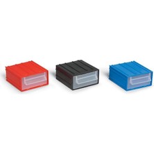 Portbag PÇ011 Çekmece Mavi-Kırmızı