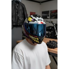 Givi Gıvı 50.x Joke / 1 Renkli 1 Şeffaf Vizörlü Motosiklet Kask