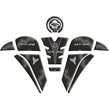 Gogo Premium Yamaha MT25 2020 - 2025 Uyumlu Tank Pad Set 006