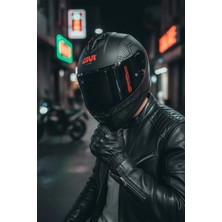 Givi Gıvı 50.x Snake Mat / 1 Renkli 1 Şeffaf Vizörlü Motosiklet Kask