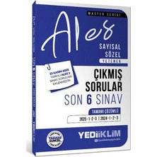Yediiklim Yayınları 2026 Ales Sayısal Sözel Yetenek Tamamı Çözümlü Son 6 Sınav Çıkmış Sorular (23 Kasım 2025 Ales-3 Ekli)