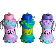 Kaia Popıt Detaylı Akordiyon Su Şişesi