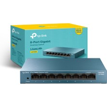Kaia Tp-Lınk Litewave 8 Port LS108G 10/100/1000 Gigabit Çelik Kasa Switch
