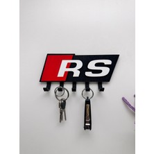 3dpazarıcom 3D Baskı Dekoratif Audi Rs Model Tasarımlı Anahtar Askılığı
