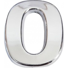 Cemax Krom Yapışkanlı 0 Rakamı 5 cm