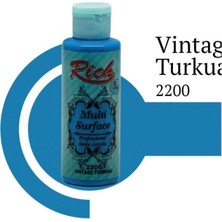 Riculti Surface 2200 Wintage Turkuaz Akrilik Boya 120 cc