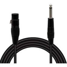 Magicvoice LD379 XLR Canon Dişi - 6.3 Mm Mono Erkek 1 Metre Kablo