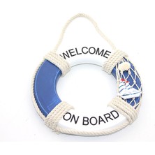 Kaia Ahşap Marin Duvara Asmalı Simit Model 1