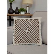 Nunu Teks Bohem Tarz Punch Nakışlı Kırlent Kılıfı 43X43CM