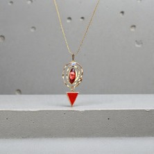 Kırmızı Portal — Odak & Koruma Frekans Kolyesi