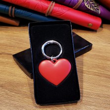 Kaia Metal Kırmızı Kalp Anahtarlık