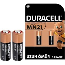 Duracell 23A Lityum MN21 Alarm Pili (2li Paket)