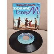Plakperest Boney M. – Children Of Paradise / In A Gadda-Da-Vida - 1980 Almanya Basım  45 Lik Plak