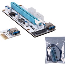 Kaia S-Lınk SL-EX10 1x To 16X Sata 6 Pin Bitcoin Riser Ekran Kartı Yük.
