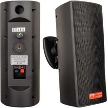 Magicvoice Mv-26  2x7,5 cm 50W 3 Yollu Siyah Sütun Hat Trafolu Hoparlör 2'li Takım