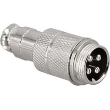 Mayk GX16-4 Pinli Metal Erkek Konnektör (M16 - 16MM)