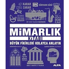 Alfa Yayınları Mimarlık Kitabı (Ciltli): Büyük Fikirleri Kolayca Anlayın + Dairesel Tığ Işleri + Süper Çengel Bulmaca 9 + 24 Kitap
